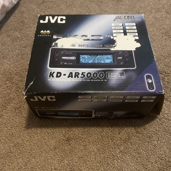 JVC KD-AR5000 CD Player In Dash Receiver Missing Remote, See Description