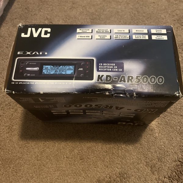 JVC KD-AR5000 CD Player In Dash Receiver Missing Remote, See Description