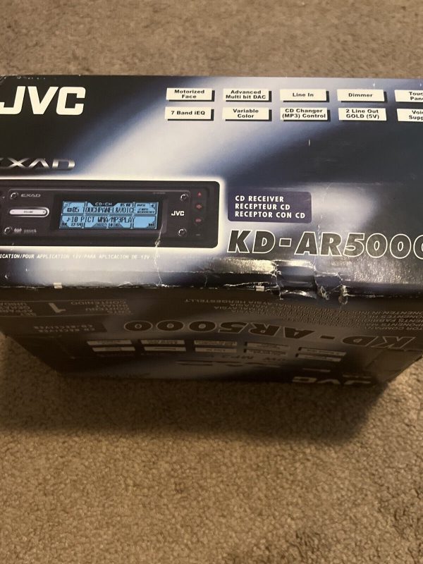 JVC KD-AR5000 CD Player In Dash Receiver Missing Remote, See Description