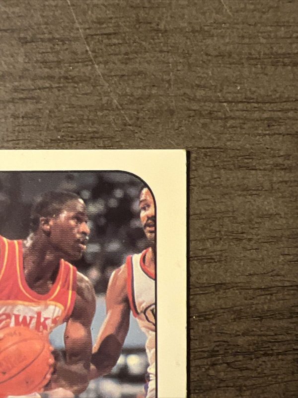 1986-87 Fleer Sticker # 11 Dominique Wilkins NM-MT SUPER CLEAN 🔥