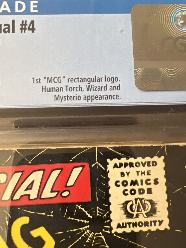 Amazing Spider-Man Annual #4 CGC 5.5 Human Torch Wizard & Mysterio 1967 Marvel