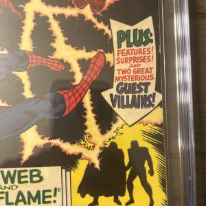 Amazing Spider-Man Annual #4 CGC 5.5 Human Torch Wizard & Mysterio 1967 Marvel