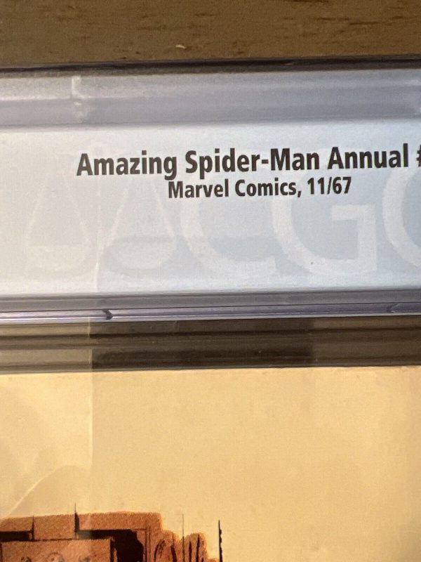 Amazing Spider-Man Annual #4 CGC 5.5 Human Torch Wizard & Mysterio 1967 Marvel