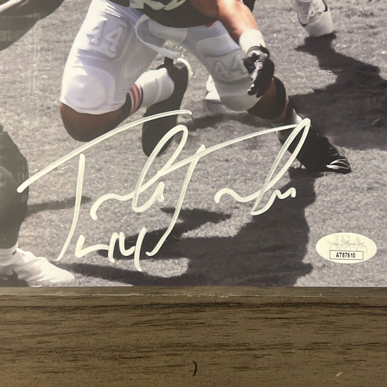Sione Takitaki Cleveland Browns Autographed Signed 8x10 JSA COA