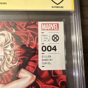 Immortal X-Men #4 CGC 9.8 SS (2022) - Signed Mark Brooks - Virgin A - Emma Frost