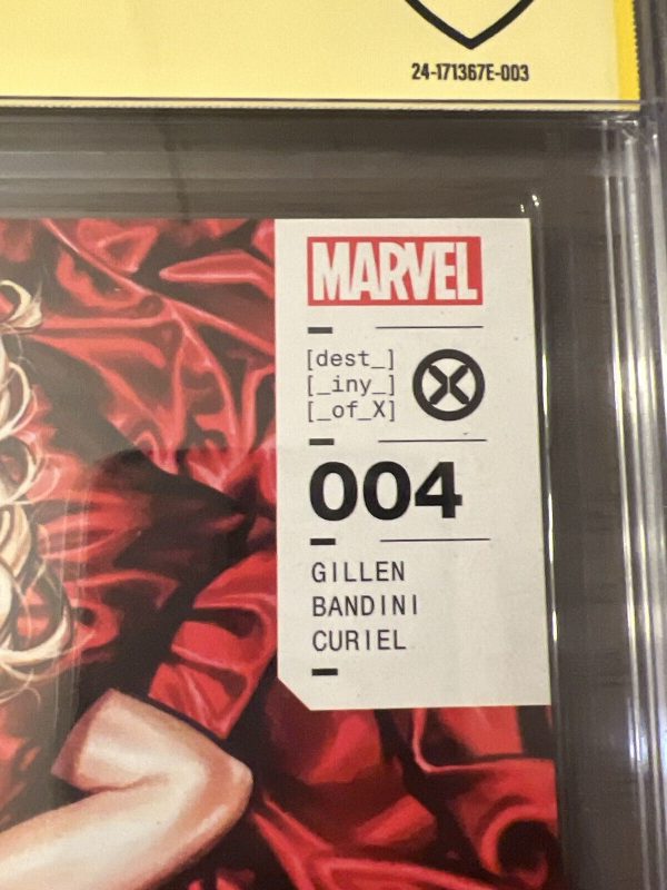 Immortal X-Men #4 CGC 9.8 SS (2022) - Signed Mark Brooks - Virgin A - Emma Frost