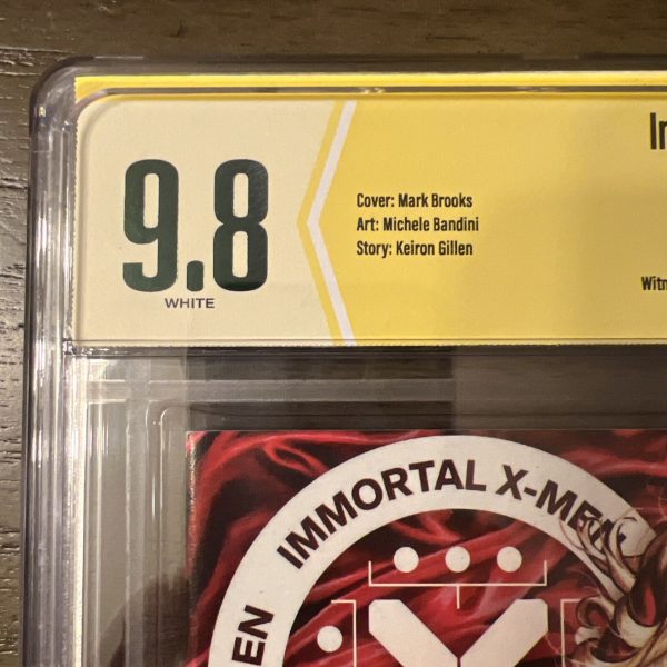 Immortal X-Men #4 CGC 9.8 SS (2022) - Signed Mark Brooks - Virgin A - Emma Frost