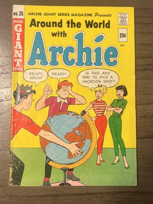 Archie Giant Series #35 - Around the World (Archie, 1965) VG