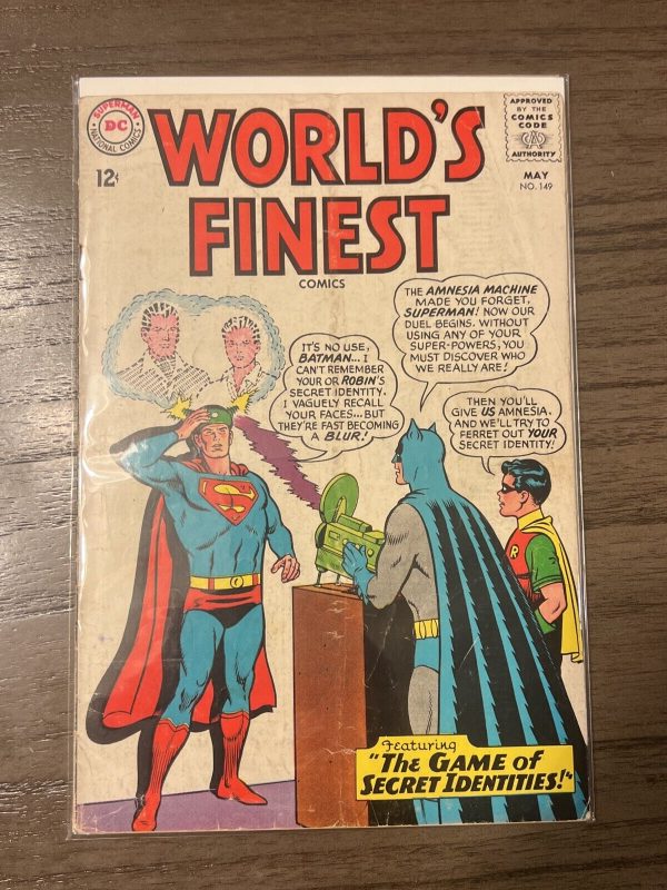 WORLD'S FINEST COMICS #149 DC SILVER AGE *1965* Good