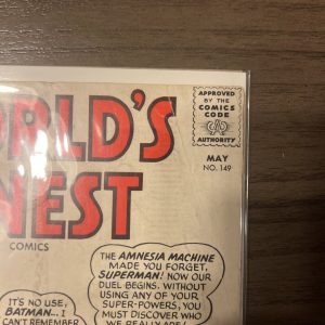 WORLD'S FINEST COMICS #149 DC SILVER AGE *1965* Good