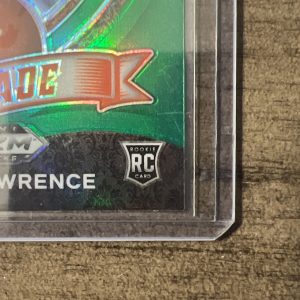 Trevor Lawrence 2021 Panini Prizm Draft Picks Green Crusade Rookie Card RC #161
