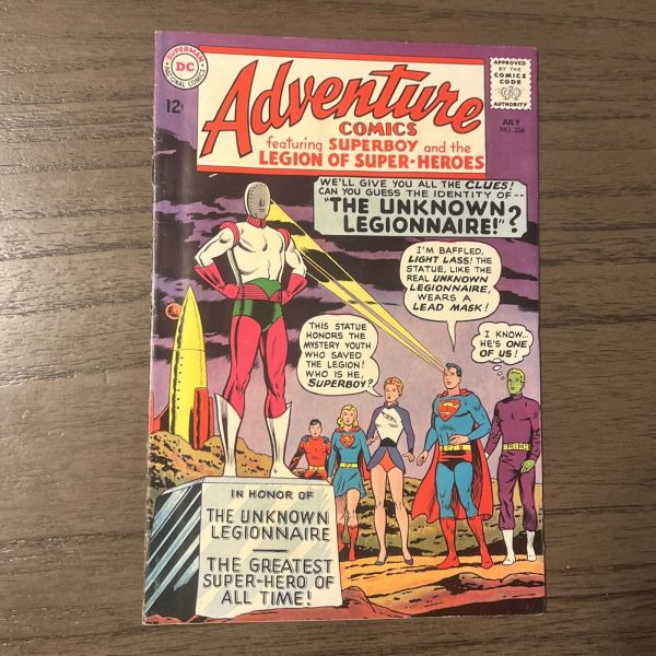 Adventure Comics #334 - The Unknown Legionnaire (DC, 1965) VF