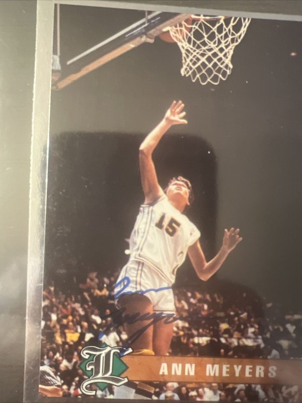 Ann Meyers Autographed Card Women’s Basketball HOF Authenticated NM-MT