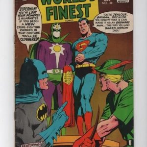 WORLD'S FINEST #178 DC Comics 1968 Superman Batman NEAL ADAMS Cover VG