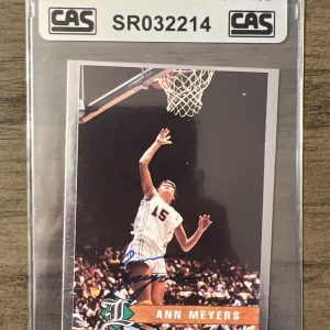 Ann Meyers Autographed Card Women’s Basketball HOF Authenticated NM-MT