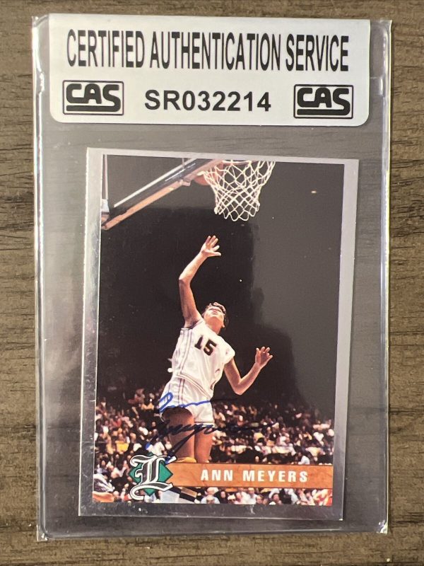 Ann Meyers Autographed Card Women’s Basketball HOF Authenticated NM-MT