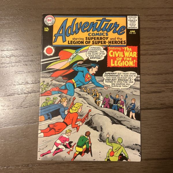 Adventure Comics 333 Silver Age DC 1965 Superboy Legion comic Curt Swan cover VG