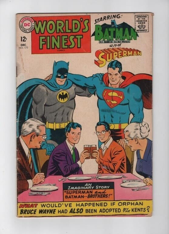 World's Finest Comics 172 Superman Batman DC Comics Silver Age 1967