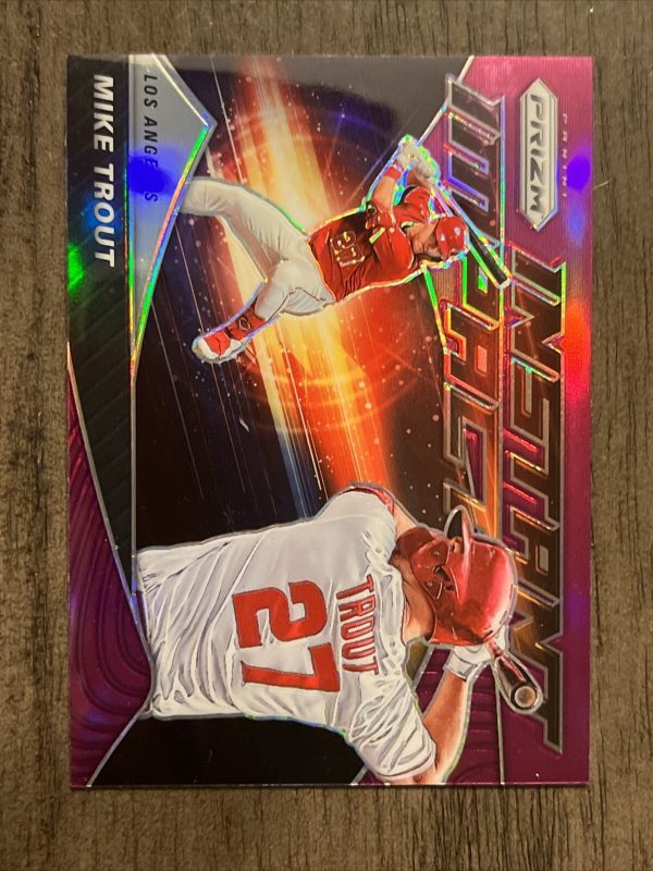 Mike Trout 2020 Panini Prizm Instant Impact PURPLE WAVE SP #II-4 Angels NM-MT