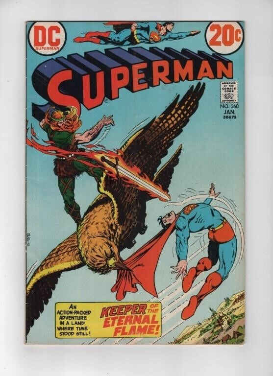 Superman #260 1973 DC Comics FN 6.0 Curt Swan Murphy Anderson art Bronze age