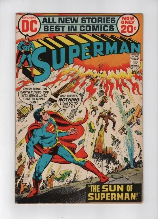 Superman #255 FN 6.5 DC Comics 1972