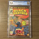 TRUE BELIEVERS KIRBY 100TH BLACK PANTHER #1 (MARVEL 2017) JACK KIRBY CHC 9.8