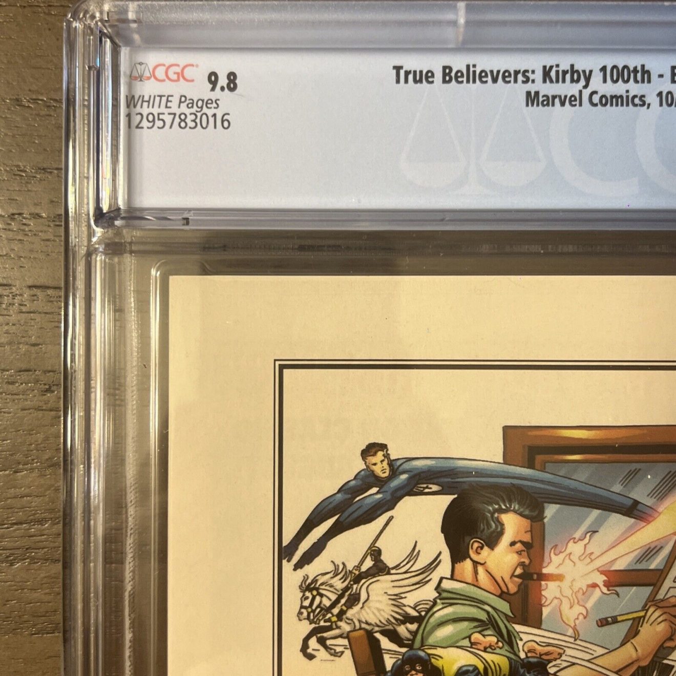 TRUE BELIEVERS KIRBY 100TH BLACK PANTHER #1 (MARVEL 2017) JACK KIRBY CHC 9.8