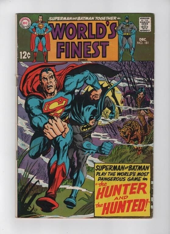 World's Finest Comics #181 Cover Art Novick! Superman Batman! DC Comics 1968