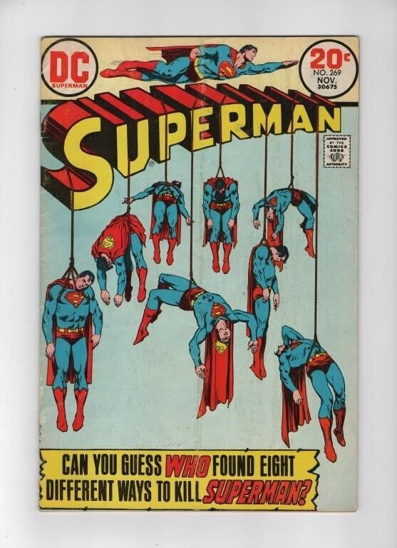 Superman #269 DC 1973 Curt Swan & Murphy Anderson art Bronze age