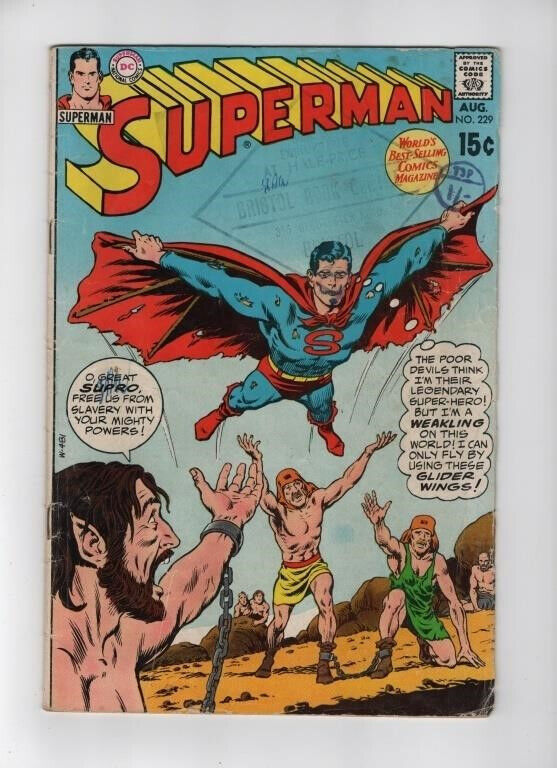 DC Comics SUPERMAN #229 VG/FN 5.0