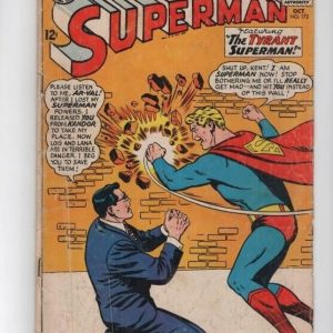 Superman #172 1964 Silver Age DC Ar-Val Tyrant Superman Cover