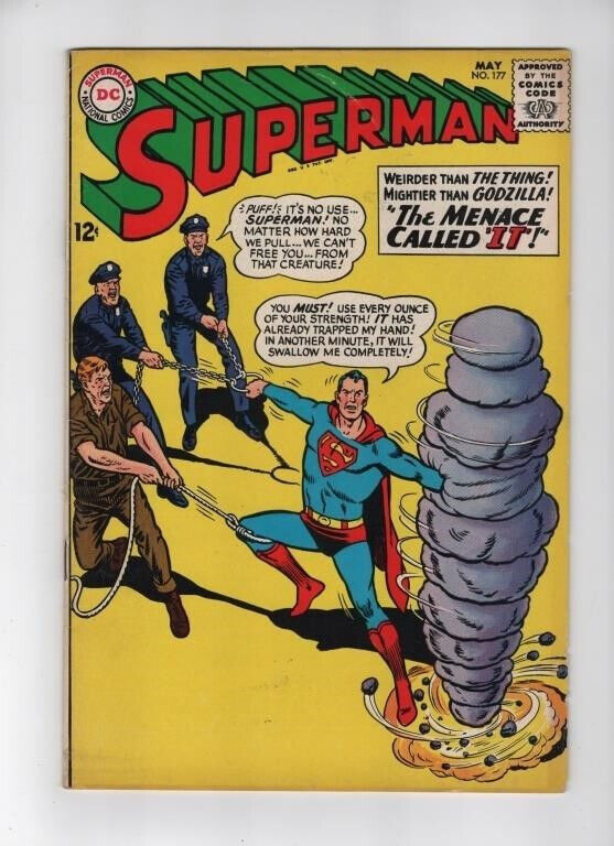 Superman 177 Silver Age DC 1965 Curt Swan cover Jerry Siegel comic book