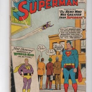 Superman 163 Silver Age DC 1963 Curt Swan cover Hamilton comic book Wonder Man