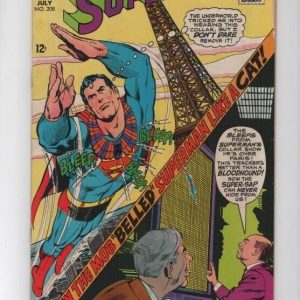 Vintage comic book DC Superman Issue 208 July  Superhero Action 1968