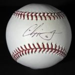 CHIPPER JONES AUTOGRAPHED MLB BASEBALL BRAVES SIGNED BALL BECKETT QR