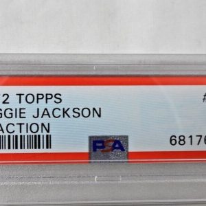 1972 TOPPS #436 REGGIE JACKSON ATHLETICS HOF PSA 7