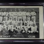 1907-09 H.M. TAYLOR DETROIT CLUB TY COBB ROOKIE PSA RARE!