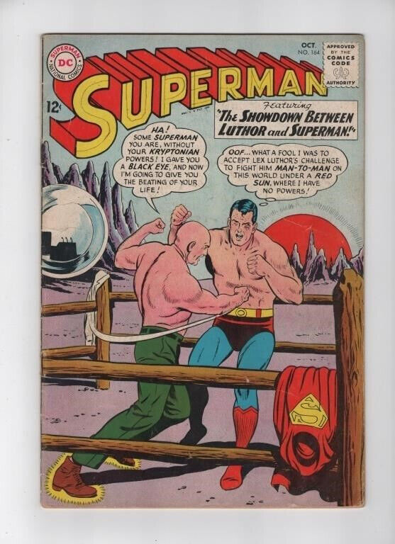 Superman #164 (DC, 1963) Silver Age Comic VG+