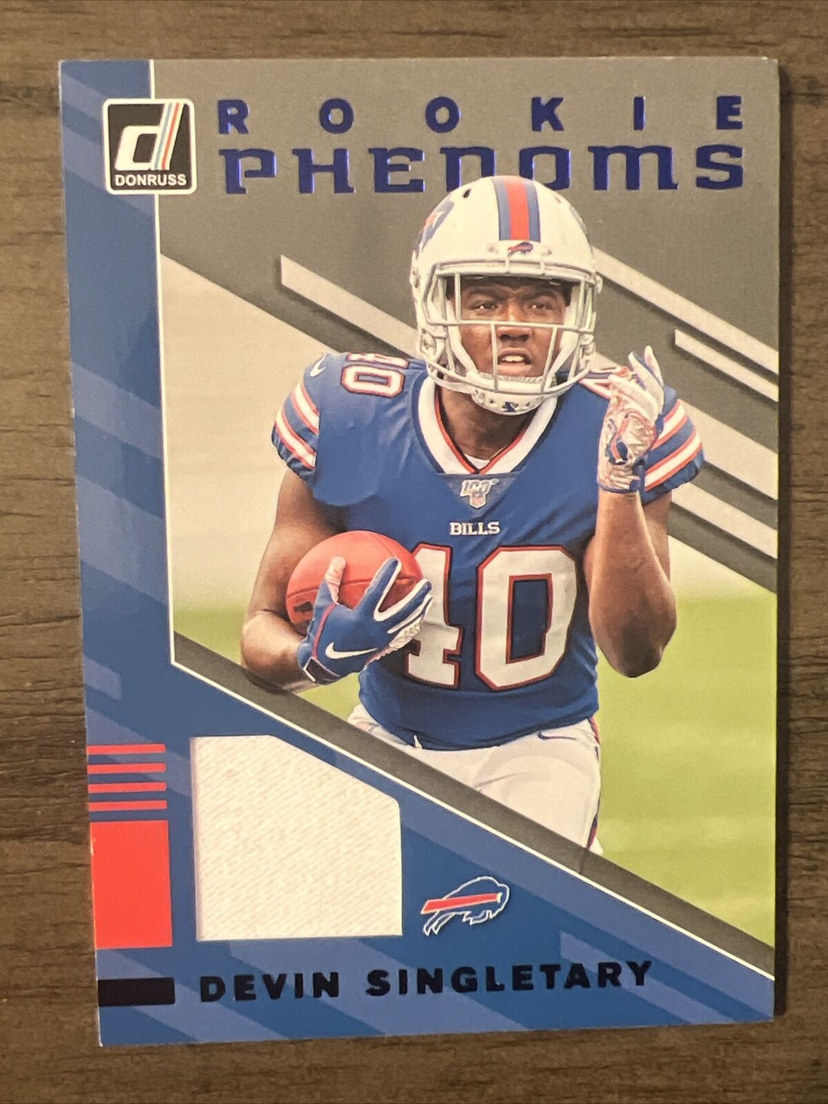 2019 Panini Donruss Rookie Phenoms Patch Devin Singletary Buffalo Bills #RPJ-28