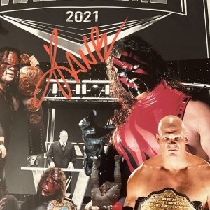Kane WWF WWE Signed Autograph Auto 8x10 Photo JSA COA