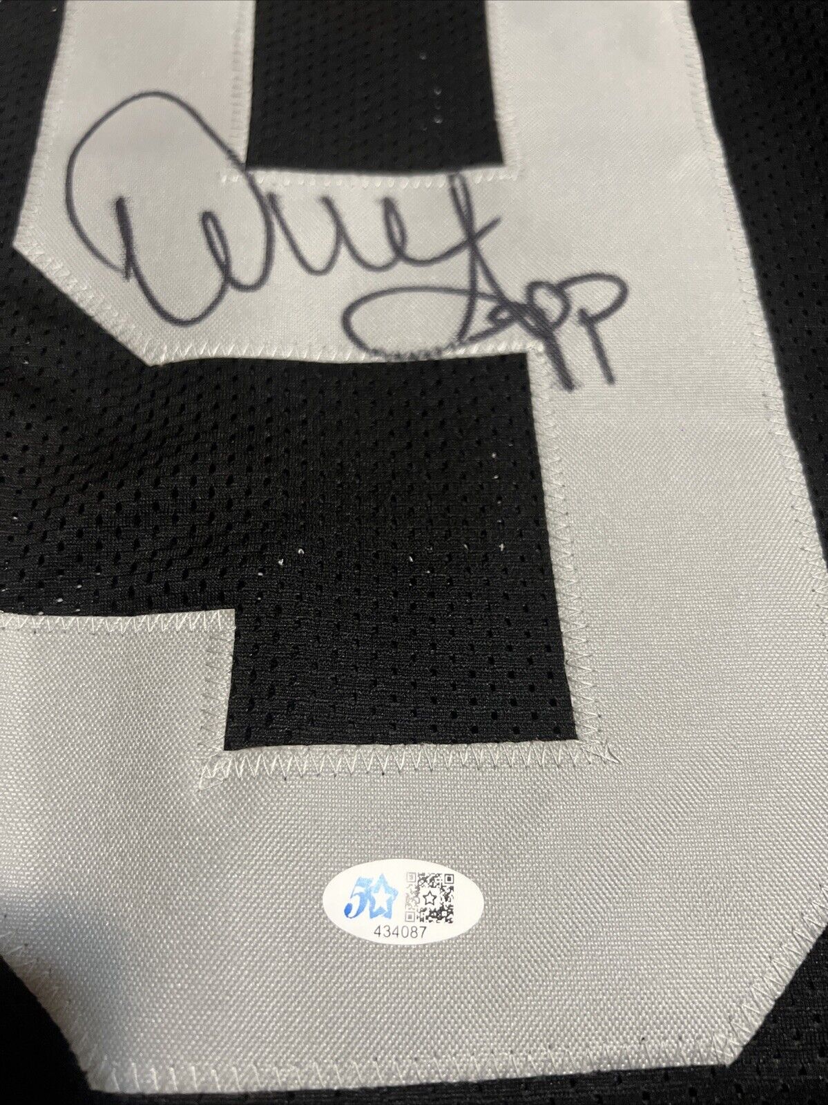 Las Vegas Raiders Warren Sapp Signed Jersey With COA Raiders Buccaneers