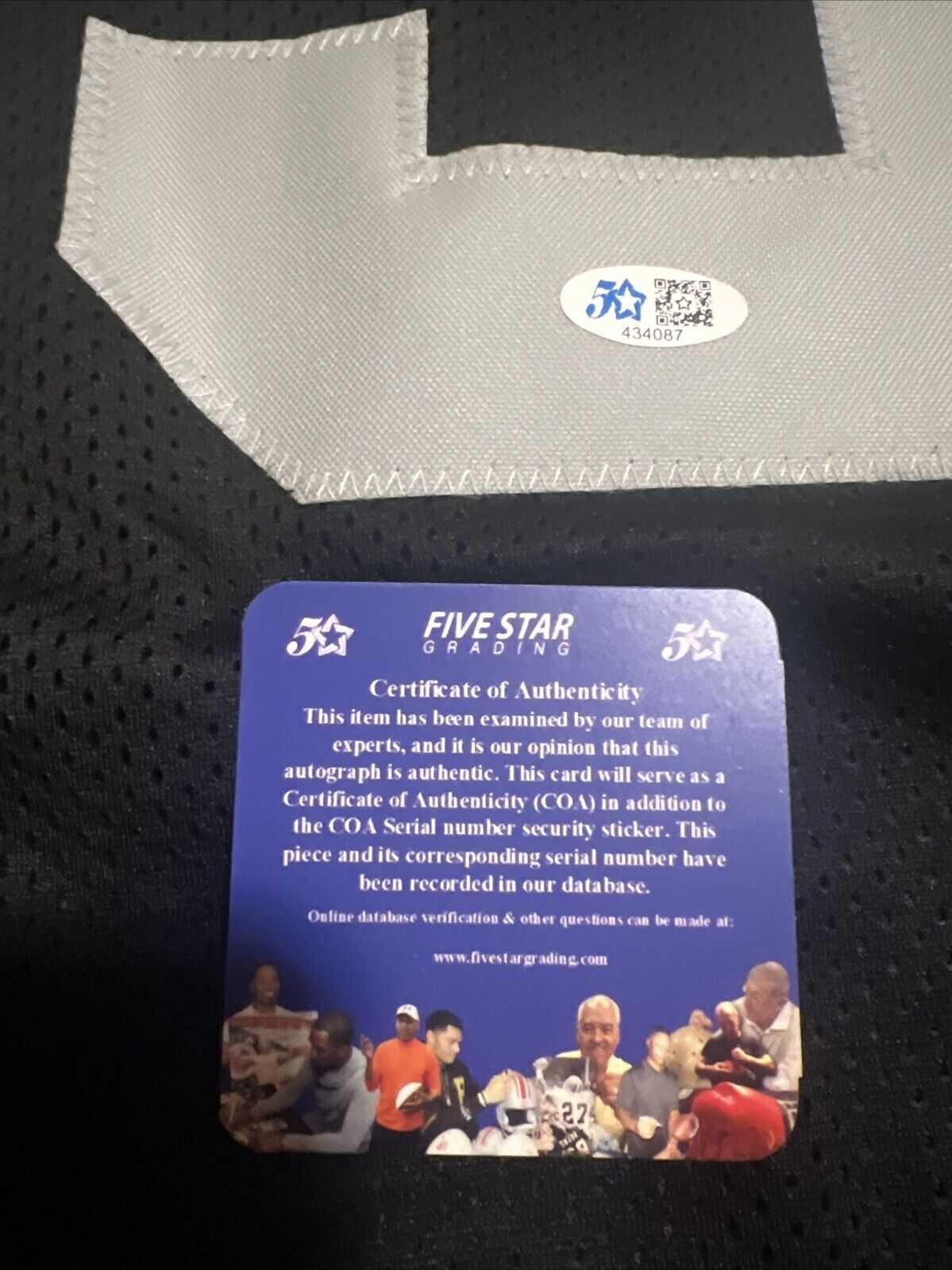 Las Vegas Raiders Warren Sapp Signed Jersey With COA Raiders Buccaneers