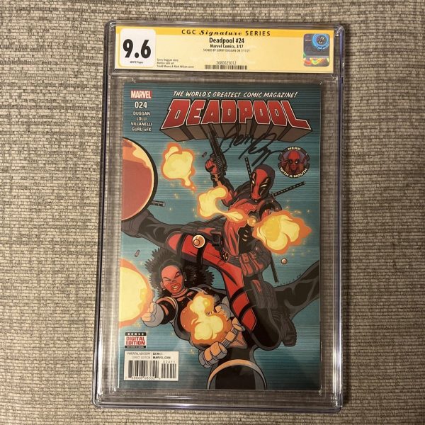 Deadpool #24 Signature Series CGC 9.6 Gerry Duggar (Marvel Comics March 2017)