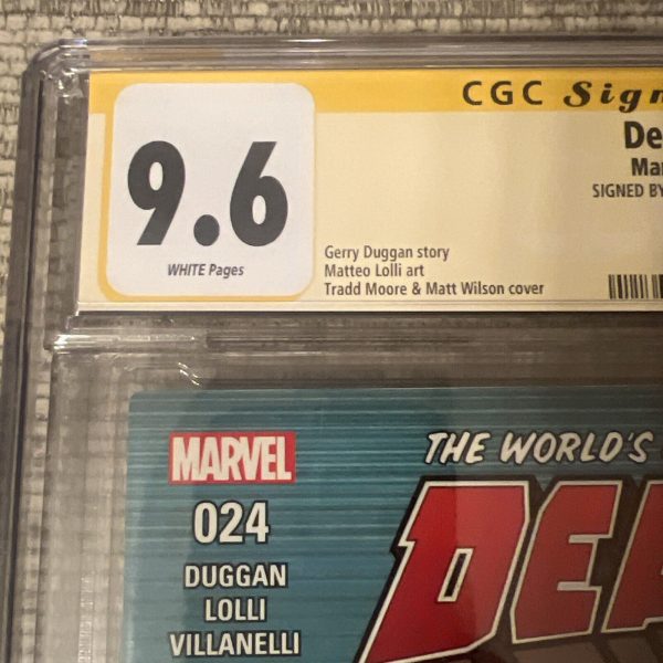 Deadpool #24 Signature Series CGC 9.6 Gerry Duggar (Marvel Comics March 2017)