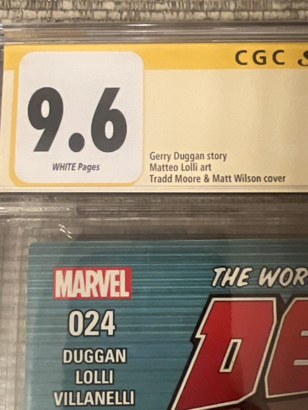 Deadpool #24 Signature Series CGC 9.6 Gerry Duggar (Marvel Comics March 2017)