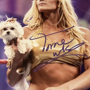 Torrie Wilson Signed 8x10 Photo WWE WWF Autographed JSA COA HOF INSC,