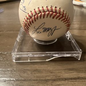 Bobby Cox & Atlanta Braves Coaching Staff Signed Baseball Beckett COA With LOA