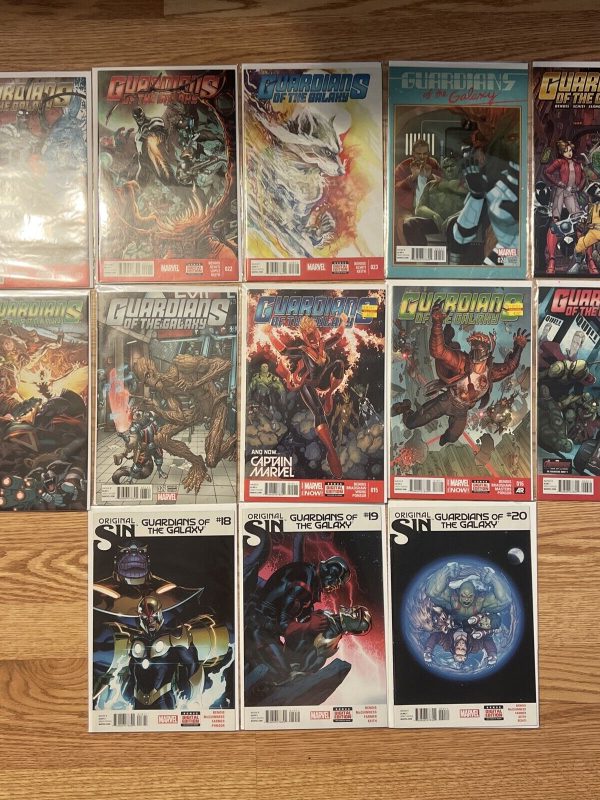 Marvel GUARDIANS OF THE GALAXY (13 COMIC LOT) See Images for issue numbers!