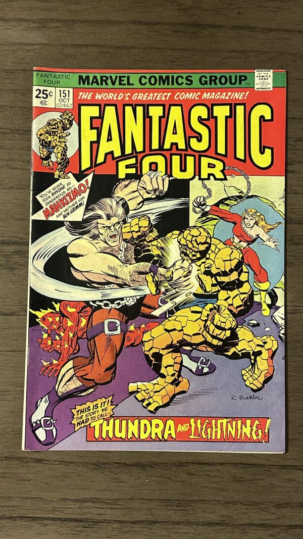 FANTASTIC FOUR # 151- (VF-) -THUNDRA AND LIGHTNING-MAHKIZMO-THING-TORCH-CRYSTAL