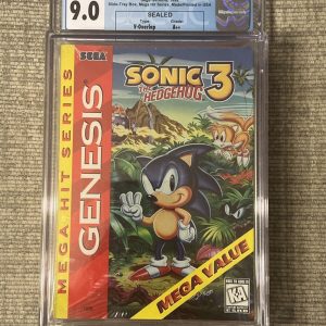 Brand New Sealed Sega Genesis Mega Hit Series Sonic The Hedgehog 3 CGC 9.0